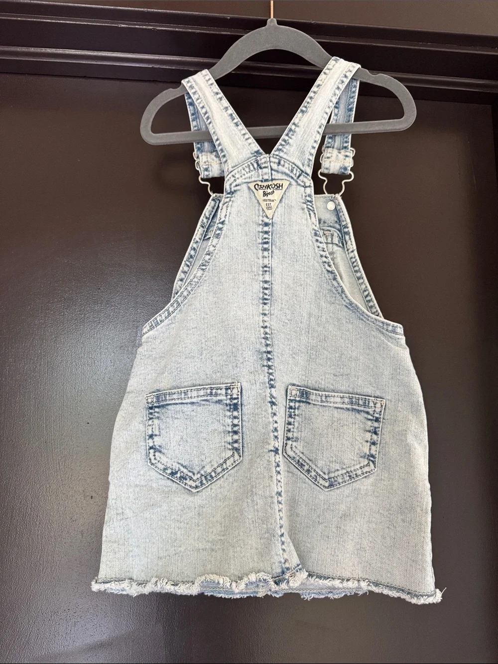 OshKosh B'gosh Light Blue Denim Overall Skirt